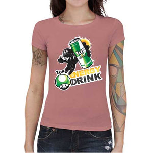 tshirt-femme-1up-energy-drink-coton-bio-petal-rose