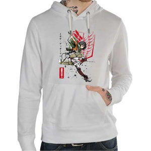 sweat-attaque-des-titans-soldat-mikasa-coton-bio-blanc