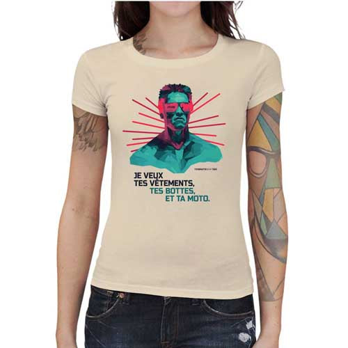 T-shirt Geekette - T800