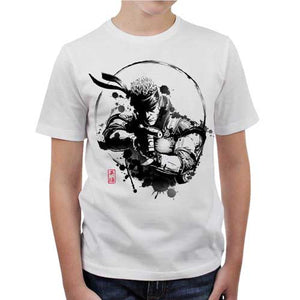 tshirt-enfant-metal-gear-solid-le-heros-legendaire-coton-bio-blanc