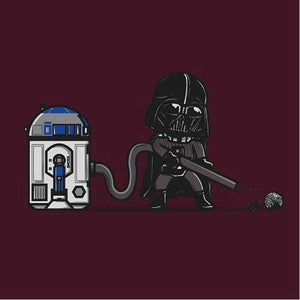 tshirt-r2d2-coton-bio-cerise