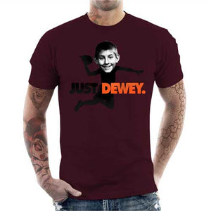 tshirt-homme-just-dewey-coton-bio-cerise