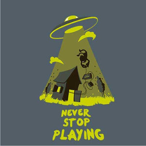 tshirt-never-stop-playing-coton-bio-gris-mineral