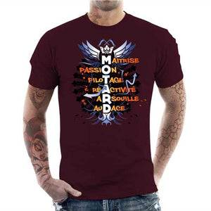 tshirt-homme-motard-coton-bio-cerise