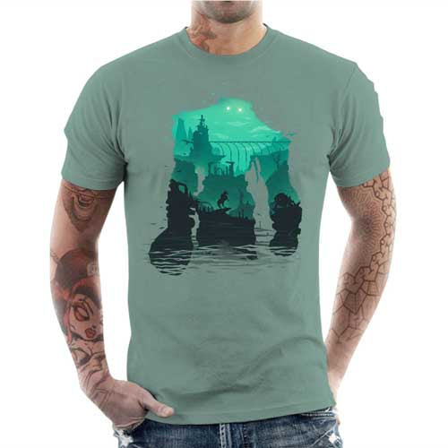 T-shirt geek homme - Shadow of the Colossus