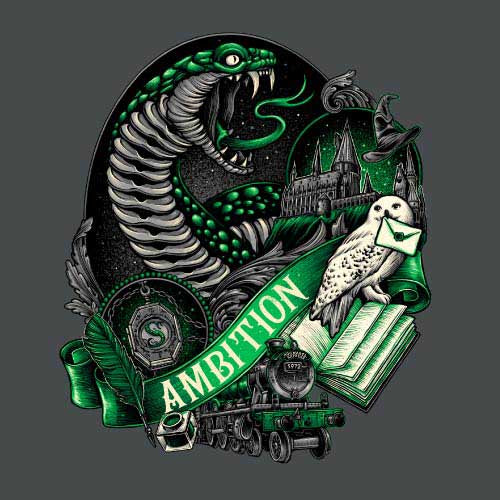 Tshirt Serpentard - House of Ambition