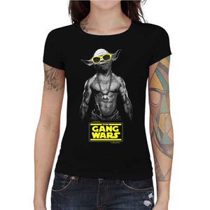 tshirt-femme-gang-wars-coton-bio-noir