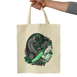 t-shirt-serpentard-house-of-ambition-tote-bag-coton-bio-ecru