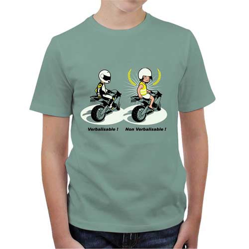 T shirt Moto Enfant - Verbalisable