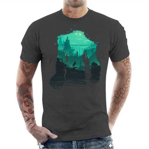 tshirt-homme-shadow-of-the-colossus-coton-bio-gris-fonce