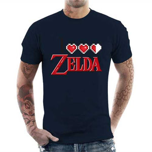 tshirt-homme-i-love-zelda-coton-bio-bleu-nuit