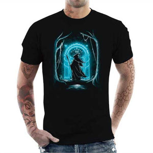 tshirt-homme-speak-friend-lenigme-de-gandalf-coton-bio-noir