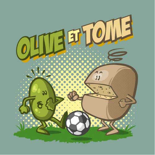 Olive et Tome – T shirt Club Dorothée