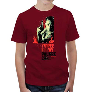 tshirt-enfant-die-hard-replique-coton-bio-rouge