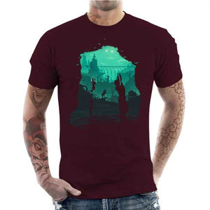 tshirt-homme-shadow-of-the-colossus-coton-bio-cerise