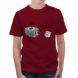 tshirt-enfant-moto-serre-moi-fort-amitie-entre-piston-et-cylindre-coton-bio-rouge