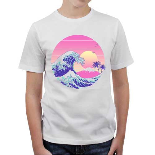 T-shirt Enfant Geek - The great dream wave