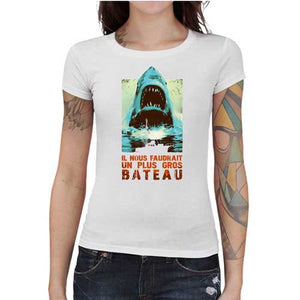 tshirt-femme-jaws-coton-bio-blanc