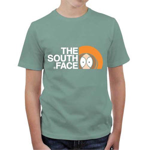 tshirt-enfant-the-south-face-geek-et-montagne-coton-bio-jade