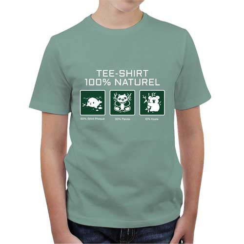 T-shirt enfant geek - 100% naturel