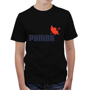 tshirt-enfant-pumba-coton-bio-noir