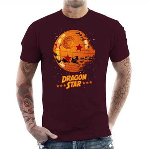 tshirt-homme-dragon-star-dragon-ball-rencontre-star-wars-coton-bio-cerise