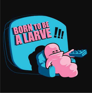 tshirt-born-to-be-a-larve-coton-bio-noir