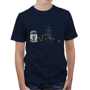 tshirt-enfant-r2d2-coton-bio-bleu-nuit