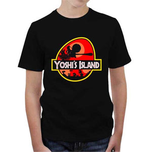 tshirt-enfant-yoshis-island-coton-bio-noir