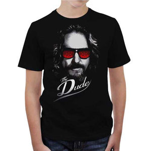 tshirt-enfant-the-dude-coton-bio-noir