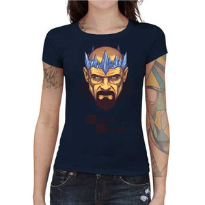 tshirt-femme-heisenberg-king-coton-bio-bleu-nuit