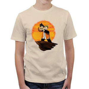 tshirt-enfant-king-goku-coton-bio-natural