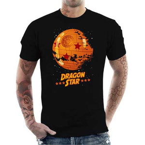 tshirt-homme-dragon-star-dragon-ball-rencontre-star-wars-coton-bio-noir