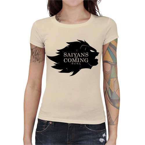 T-shirt Geekette - Saiyans Are Coming