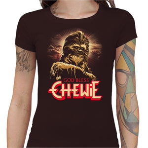 T-shirt Geekette - God Bless Chewie