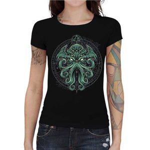 tshirt-femme-great-cthulhu-creature-de-lovercraft-coton-bio-noir