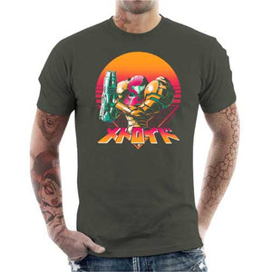 tshirt-homme-metroid-retro-hunter-coton-bio-army