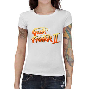 tshirt-femme-geek-fighter-ii-street-fighter-2-coton-bio-blanc