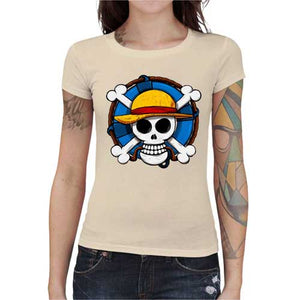 tshirt-femme-one-piece-skull-coton-bio-natural