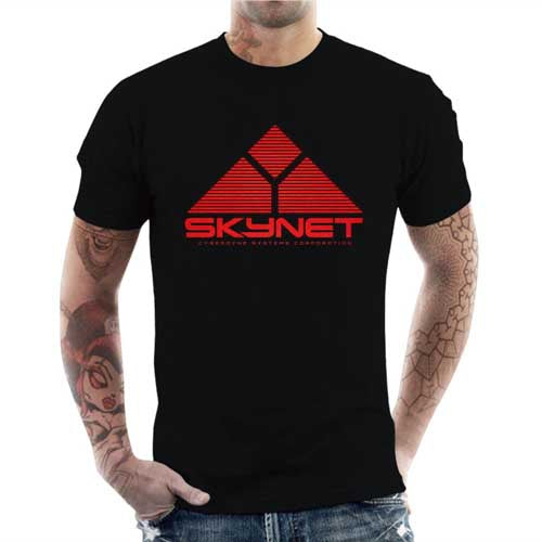 T-shirt geek homme - Skynet - Terminator II