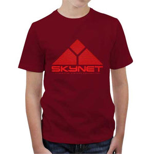 tshirt-enfant-skynet-terminator-2-coton-bio-rouge