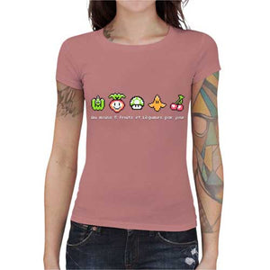 tshirt-femme-geek-food-coton-bio-petal-rose