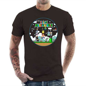 tshirt-homme-super-marcus-world-coton-bio-chocolat