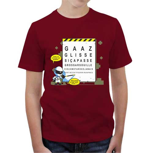 T shirt Moto Enfant - Vision