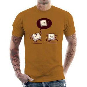 tshirt-homme-ctrl-and-escape-coton-bio-curcuma