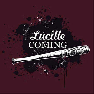 tshirt-lucille-is-coming-coton-bio-cerise