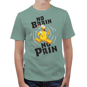 tshirt-enfant-no-brain-no-pain-coton-bio-jade