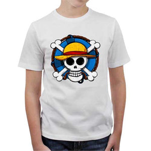 tshirt-enfant-one-piece-skull-coton-bio-blanc