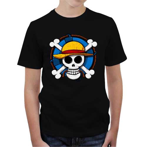 T-shirt enfant geek - One Piece Skull