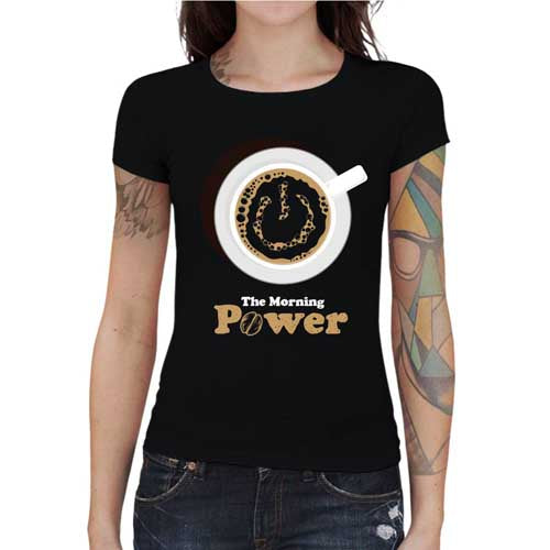 T-shirt Geekette - The Morning Power